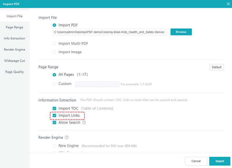 check-whether-you-select-import-links