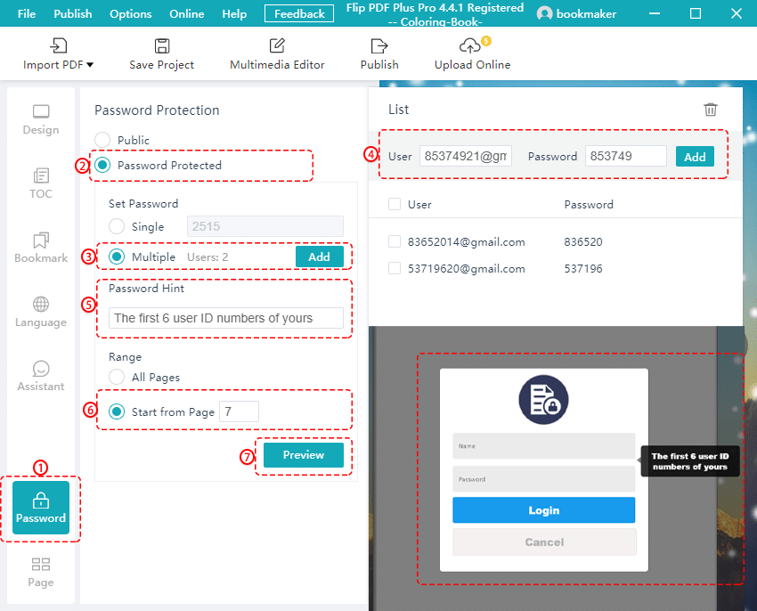 set-multiple-password