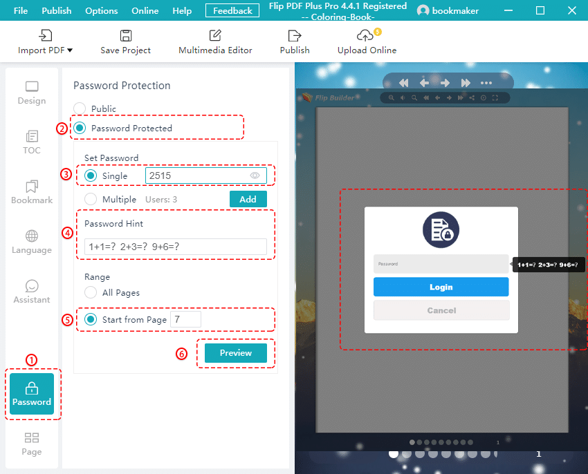 set-single-password